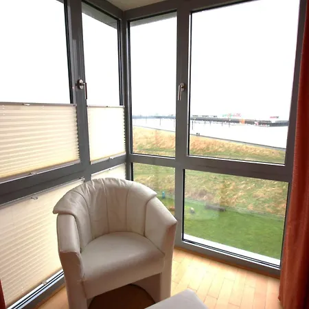 아파트 Residenz Am Yachthafen - Mit Panoramablick 쿡스하펜